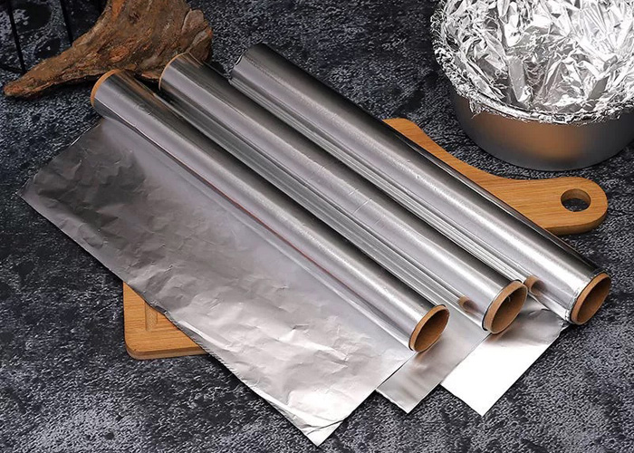 Household aluminium foil rolls